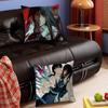 C-Chainsaw-Man Mitaka Asa Pillowcase Toon Gift Cushion Cover Bedroom Home Sofa Chair Seat Decor Pillow Case