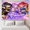 Demon Hunter Tapestry for Bedroom Aesthetic Classroom Tapestries Wall Hanging for Living Room Dorm Office,Ideal Creative Gift