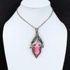 Thulite Gemstone Pendant Copper Wire Wrapped Pendant Amazing Pendant Thulite Jewelry Handmade Pendant Copper Wire Wrap Jewelry Gift For Him