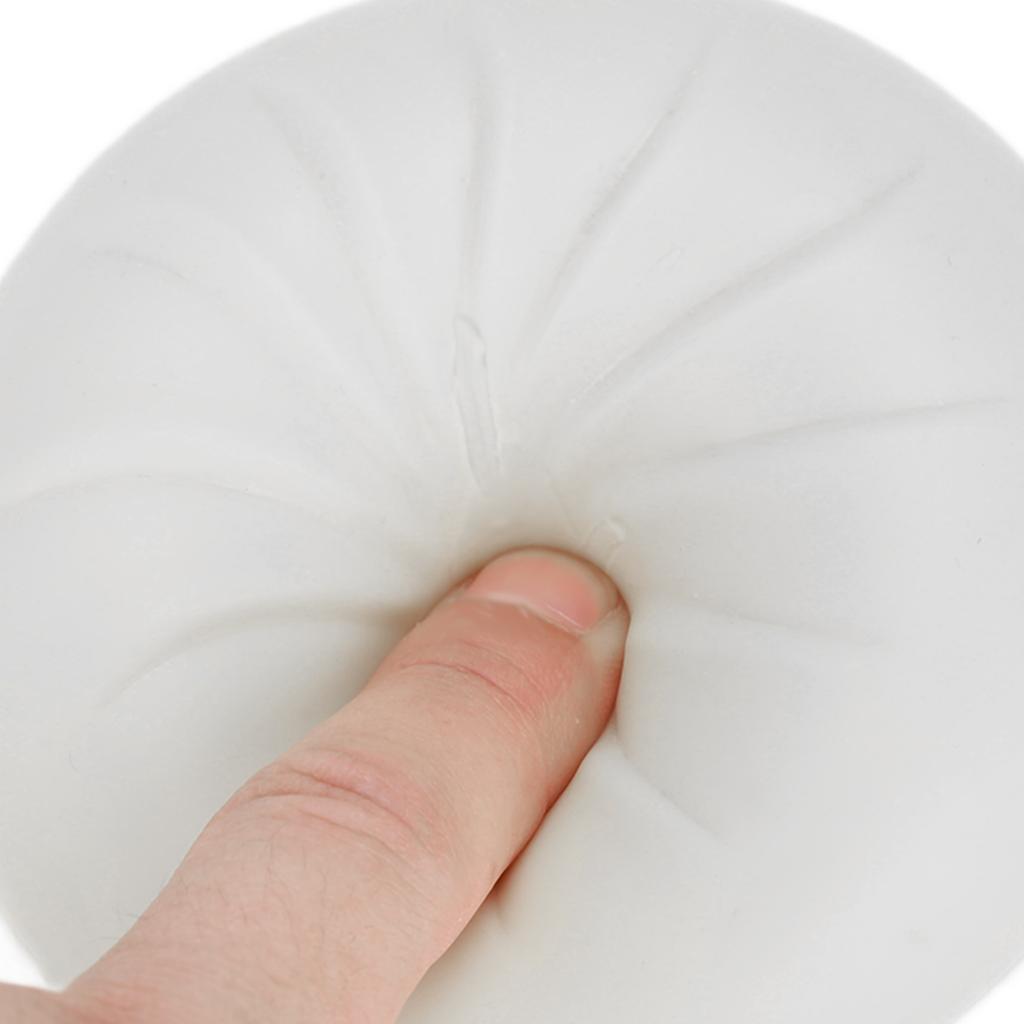 Unzip Pinching Toy Vinyl Steamed Stuffed Bun Shape Stress Relief Decompression Toy