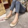 2024Shallow Mouth Casual Woman Shoe Slip-on Round Toe Female Footwear Loafers With Fur Soft New Slip On Summer Moccasin R