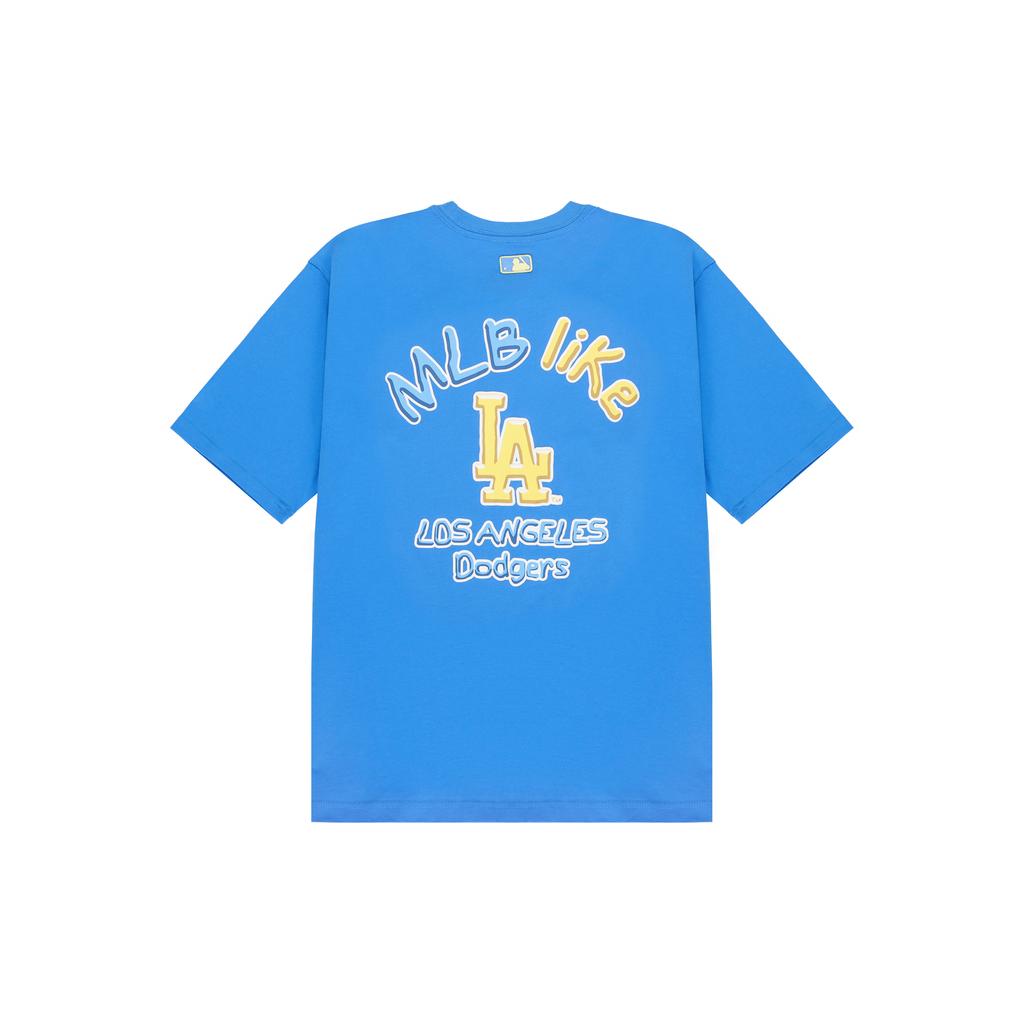 New MLB T Shirts Unisex Blue 3ATSE1123-07BLS