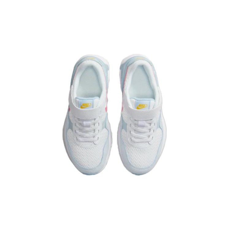Nike Air Max SYSTM PS White Pinksicle Kids Sneakers Blue-Tint Light-Armory-Blue DQ0285-113