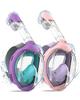 ACURE Kids' Full Face Snorkel Mask - Anti-Fog & Dry Top, Diving Mask/Snorkeling Mask (Ages 3-8, Easy Breathing System)