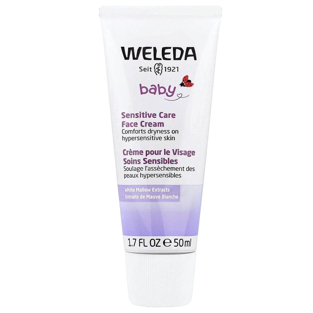 Baby, Sensitive Care Face Cream, White Mallow Extract, 50Ml(1.7Fl Oz)