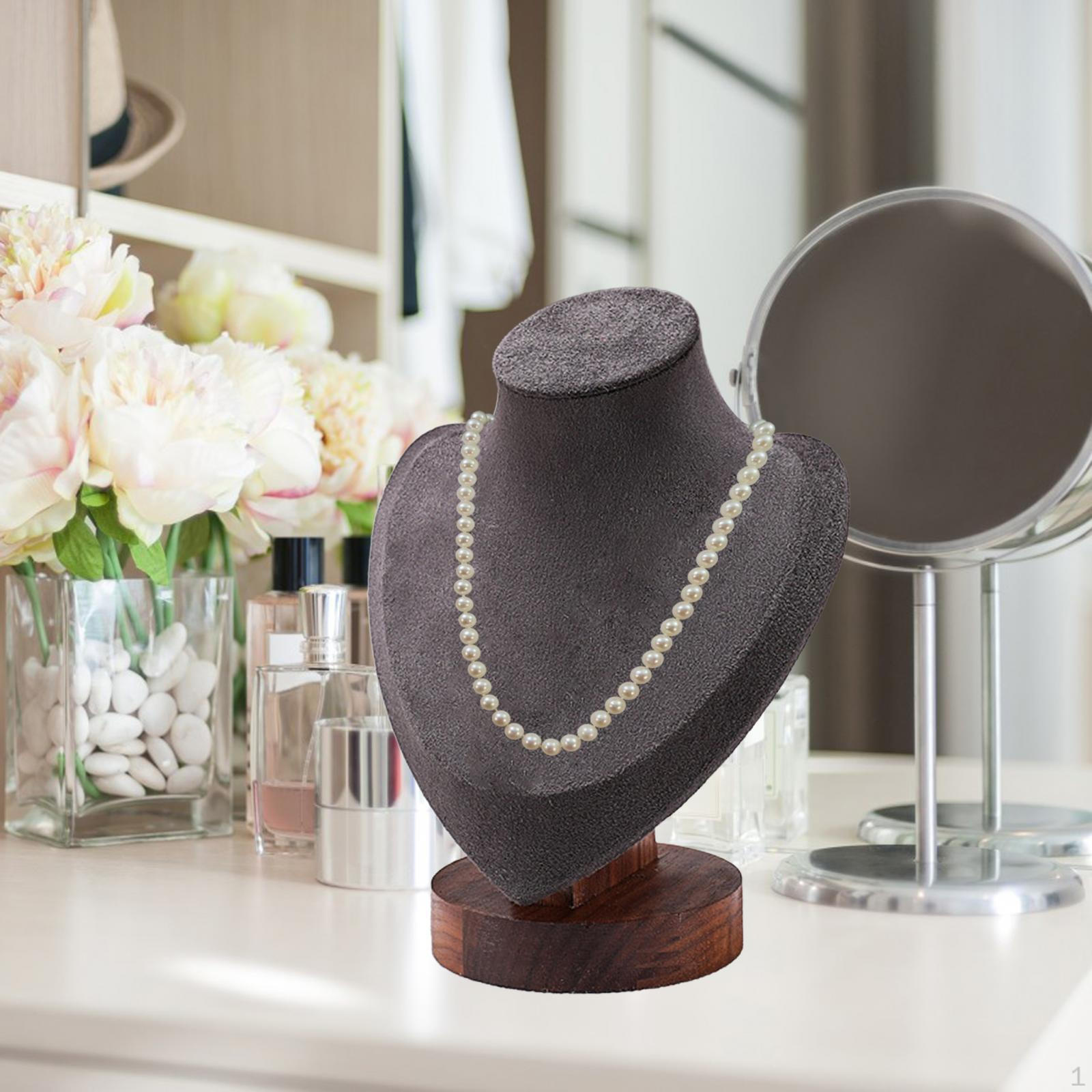 

Элегантная подставка для ожерелья и подвесок Deep Gray S