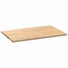 Piano di lavoro per cucina 100 x 63,5 x 2,7 cm Rovere Massiccio Rettangolare