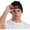 Winter Knit Hat Cap for Unisex Women, Hockey Mom Heart Daily Beanie Hat Unisex Warm Cuff Ski Skull Caps Black