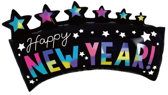 Happy New Year Foil Balloon New Year' Eve New Year