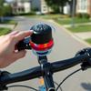 Elektrický zvonek na kolo s kompasem RGB světlo Dobíjecí přes USB MTB Silniční Horské kolo Řídítka Alarm Houkačka Cyklo doplňky