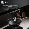 IBF Fine Iron Wok with Fish Scale Pattern