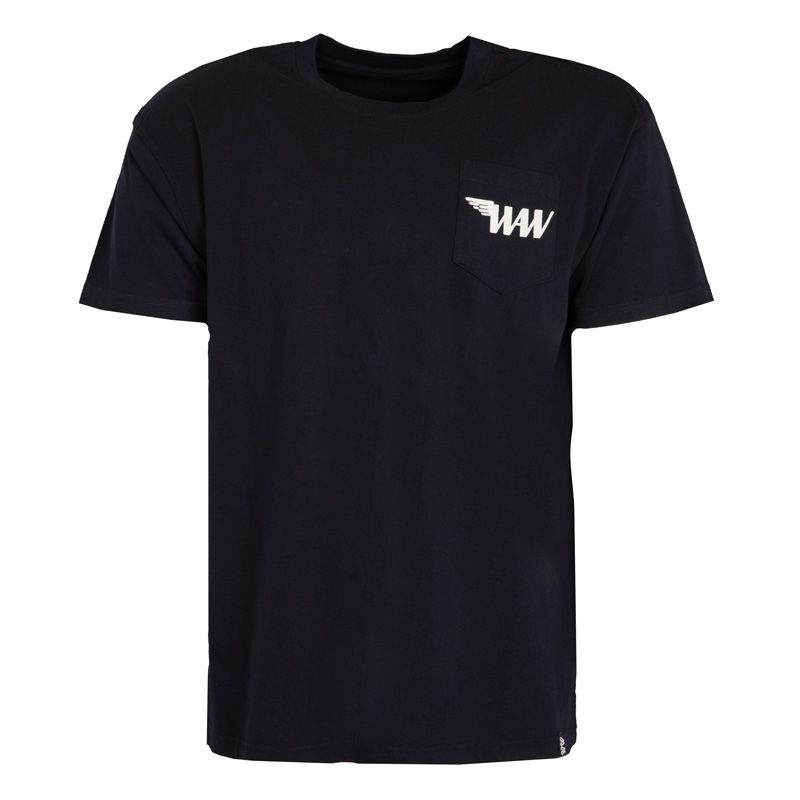 

Футболка джерси с логотипом ww/1/tee/fireb/b Мужская WHEELS AND WAVES XXL чёрный