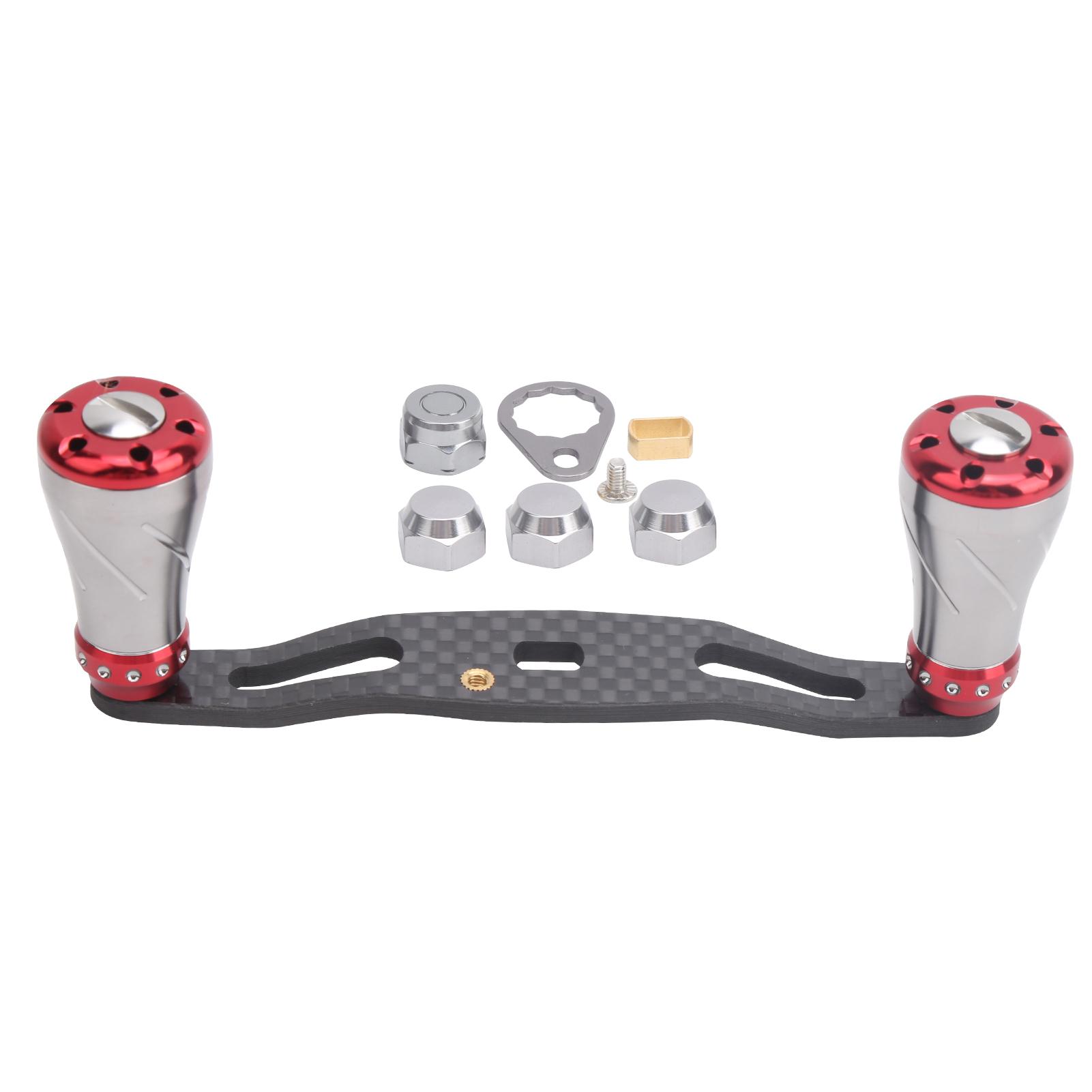 

95мм Спиннинговая катушка Рукоятка-качалка Рукоятка Левая Правая Рыболовное колесо Ручка Замена Цвет Gun Gold