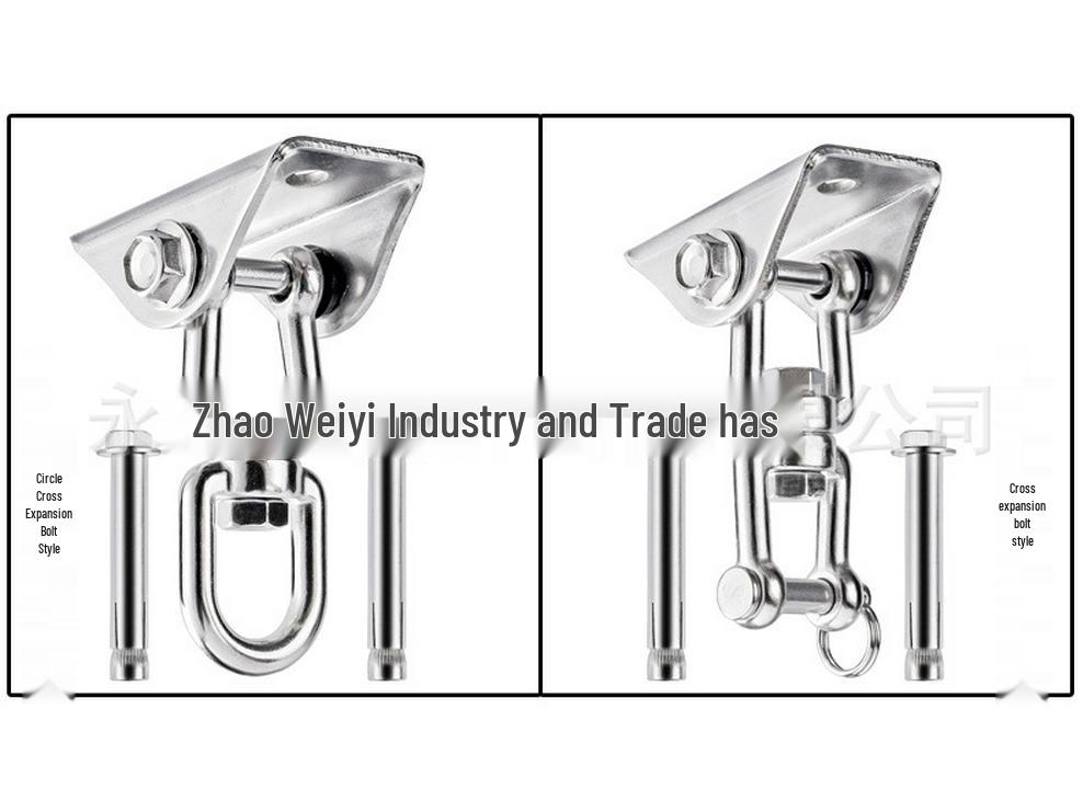 Rotating 304 Stainless Steel Aerial Yoga Hammock Hanging Kit