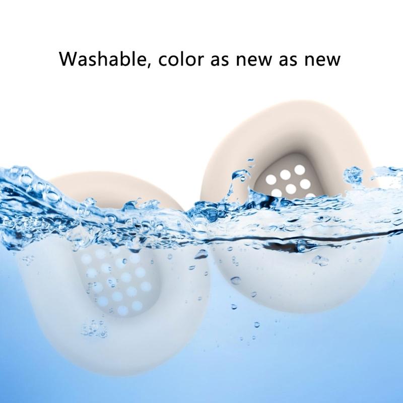 Silicone Ear Pad for Beach 600 Over Ear Headphones Protector Sweat-Proof and Washable Ear Cushions