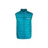 Stand Collar Solid Color Down Vest Men Vests Blue 8NPQ01-PN29Z-1572