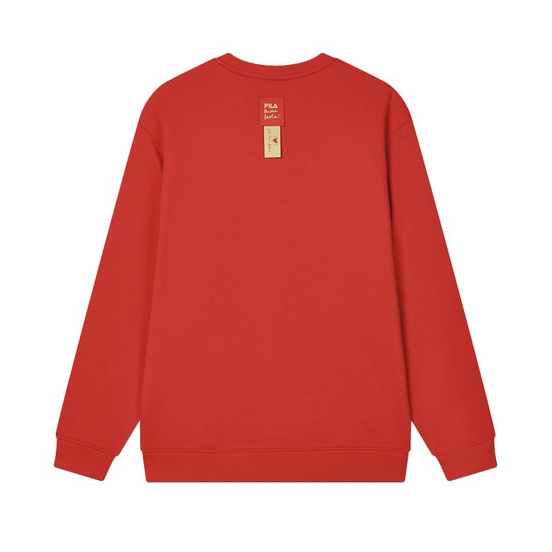 New FILA ORIGINALE Sweatshirt Unisex Legend Red F11U519203F-RD