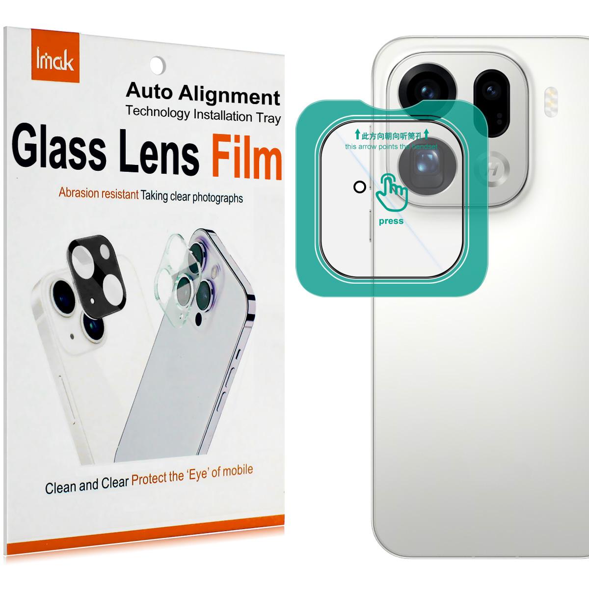 

Для OPPO Find X9 Pro 5G Стекло IMAK Стекло высокой четкости Пленка для линз Версия с самопозиционированием OPPO Find X9 Pro 5G