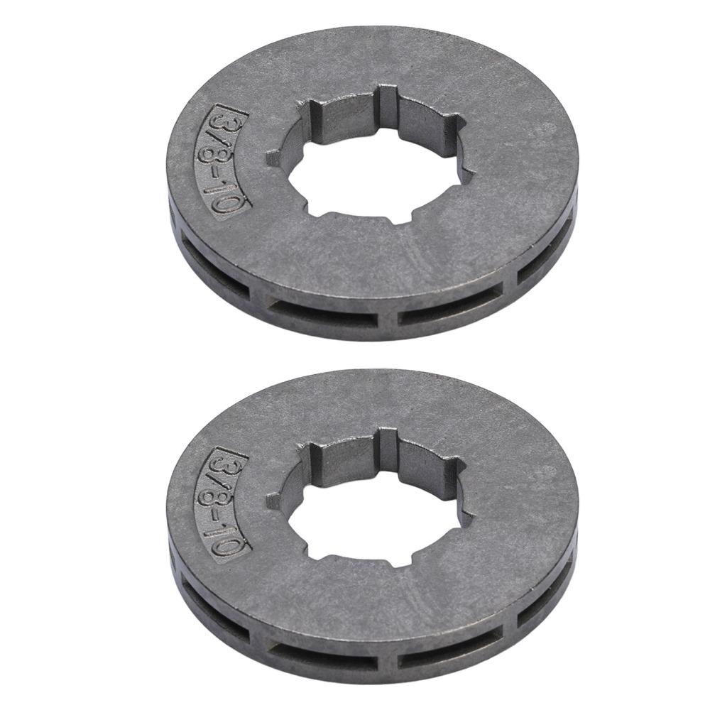 2PCS Dark Silver Chainsaw Rim Sprocket Metal Chainsaw Parts for Stihl 070 080 090 MS640 MS660