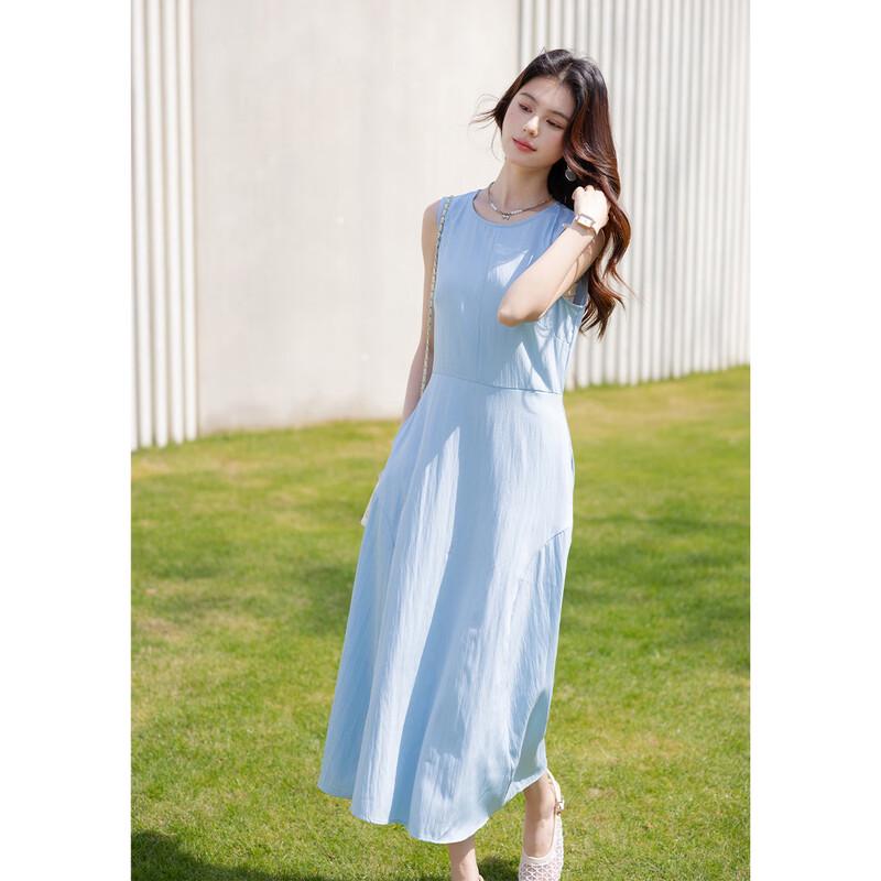 Mocana Women's Elegant French Sleeveless Dress