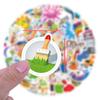 60 New Children's Art Painting Graffiti Stickers Notebook Water Cup Party Gift Birthday Decoration Stickers