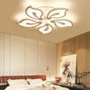 LED Floral Ceiling Control Dimmable Ceiling Lamp Light with Remote Soft Light Eye Protection Lamp