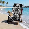 Gothic Skull Fashion Beach Towel: Ideal for Summer Adventures Soft, absorbent and quick drying suitable for swimming and bathing