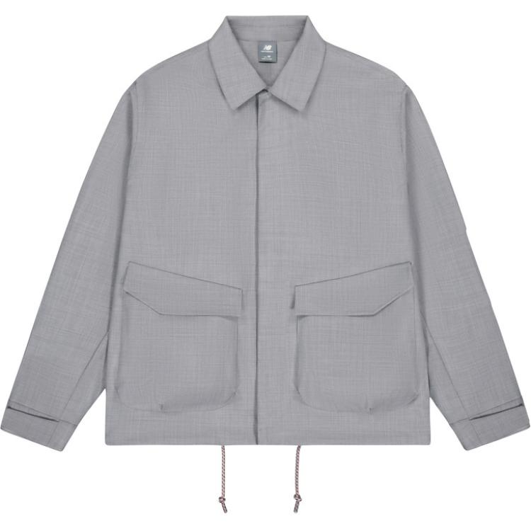 

New Balance NB Grey Jacket Unisex Medium Gray NAF19121-MGR XL
