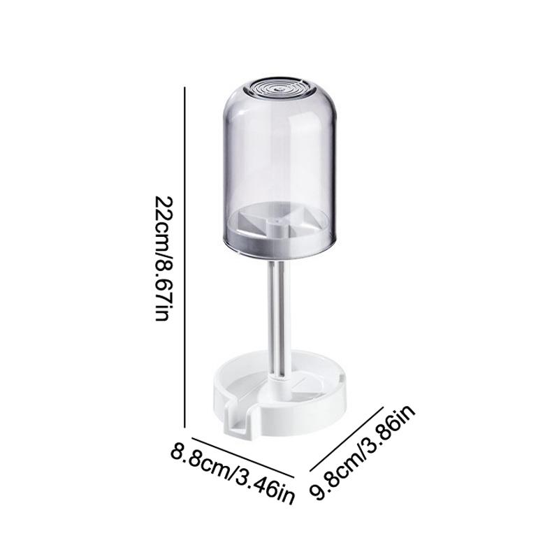 3-In-1 Toothbrush Holder Toothpaste Mouthwash Cup Organizer Dry And Dustproof Cleaning Tool Storage Rack Household Bathroom