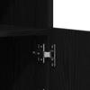 LED Sideboard in Black Oak Look 41 x 37 x 67 cm