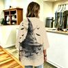 Women's Fashionable Three-Quarter-Sleeve Halloween-Printed Hooded Pullover