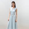 ELLASSAY Elegant Sleeveless A-Line Midi Dress