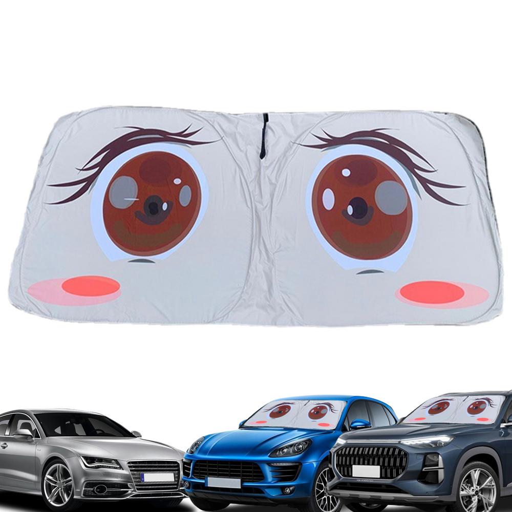 

Автомобильные козырьки для окон Солнцезащитный козырек с мультяшным дизайном Автомобильный лобовой козырек Солнцезащитный козырек для автомобильного лобового стекла Солнцезащитные козырьки для автомобильных лобовых стекол серый