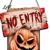 Living Room Halloween Decorations Decoration Hanging Sign Festive Party Wooden Decorative Plaque Easy Atmosphere Decor Hang for Indoor Outdoor Home