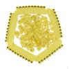 100 Pcs Blank Ear Tag for Pigs Cow Cattle Livestock, TPU, No Harm, Yellow