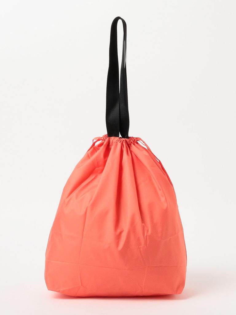 Beams Japan Canvas Bag Logo Print Packable Tote Orange