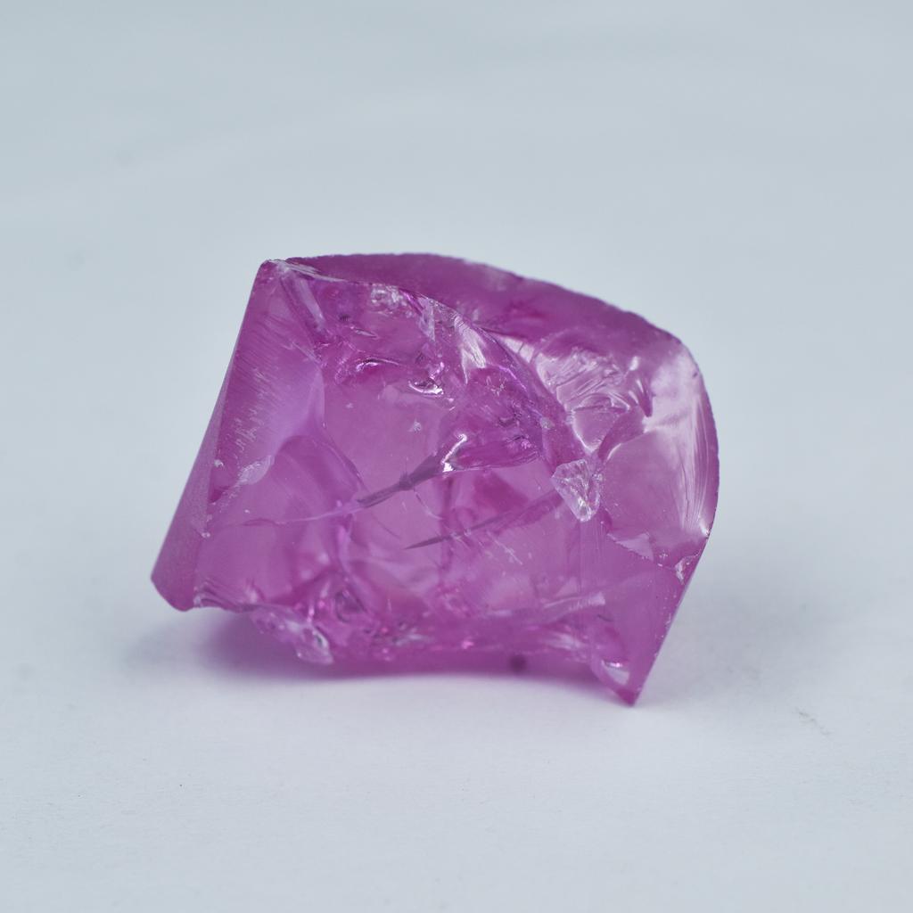 Pink Zircon Natural 50 Ct Uncut Raw Rough CERTIFIED Loose Gemstone Raw Rough