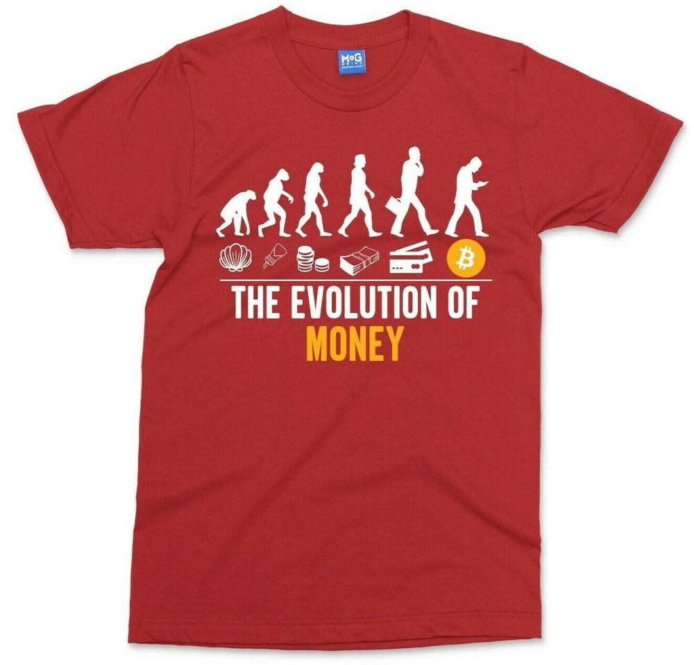 Evolution Of Money TShirt Logo Digital Enthusiast Gift Elon Musk Inspired Tee S