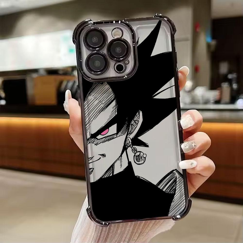 Dragons Balls God Goku Cell Anime Phone Case for iPhone 11 13 15 16 17 Pro Max 14 Plus 17Air 16E 13 Pro 12Mini 17Pro Clear Cover