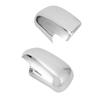 1 Pair Left Right Chrome Door Mirror Cover Rear View Mirror Housing Replacement for RX330 RX350 04‑09