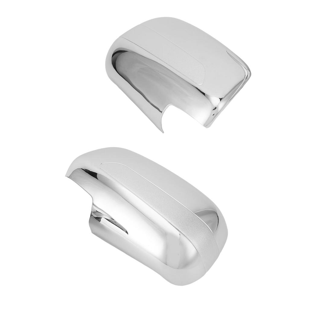 1 Pair Left Right Chrome Door Mirror Cover Rear View Mirror Housing Replacement for RX330 RX350 04‑09