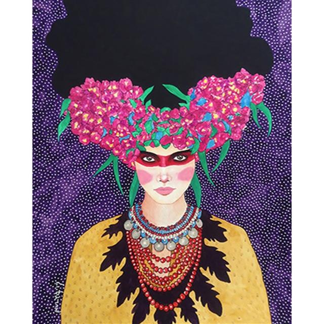 Tam Kare Yuvarlak Matkap 5D DIY Elmas Boyama Karikatür Kadın Nakış Rhinestones Mozaik Kız Çapraz Dikiş Ev Dekorasyon