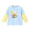 B.Duck Boys' Cartoon Striped Long Sleeve Top