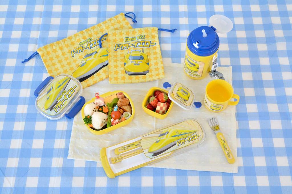 Shinkansen Straw Insulated Water Bottle Doctor Yellow [Hayabusa, Kagayaki, Yellow] (Doctor (yellow))