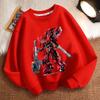Children's Fashion Hoodies for Autumn and Winter, Round-neck Long-sleeved Jackets for Boys and Girls
