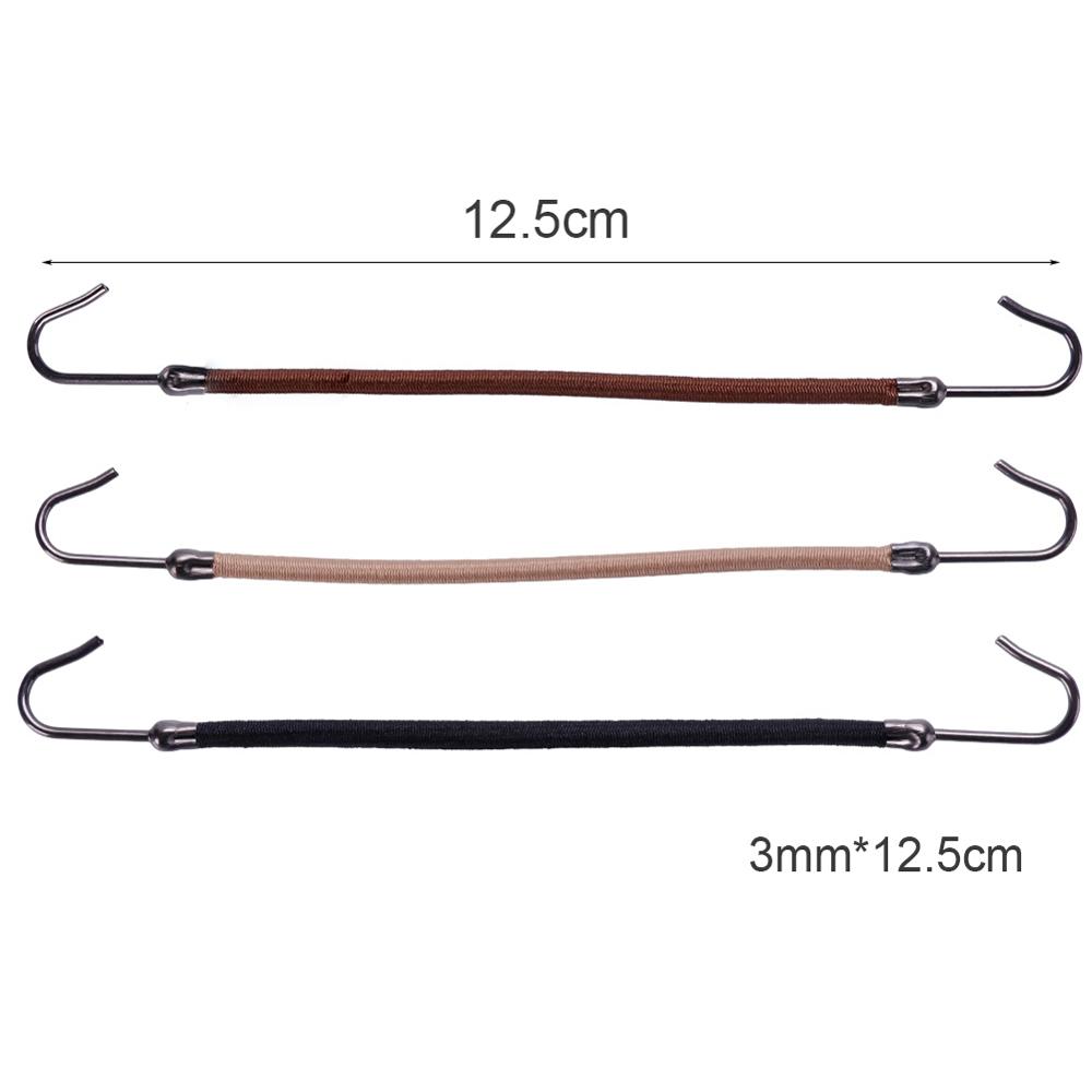 1/5/10 Stück Lässige Elastische Clips Schleifen Mädchen Frauen Bänder Gummi mit Haken Pferdeschwanzhalter Bungee Haar Dickes Haar Accessoires Kopfschmuck