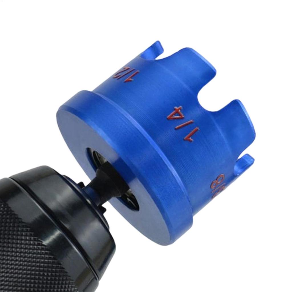 Adaptateur d'embout pour fermeture éclair et écrou pour perceuse, outil de retrait rapide de boulons, adaptateur en alliage d'aluminium pour perceuse, retrait d'écrous rouillés et arrondis