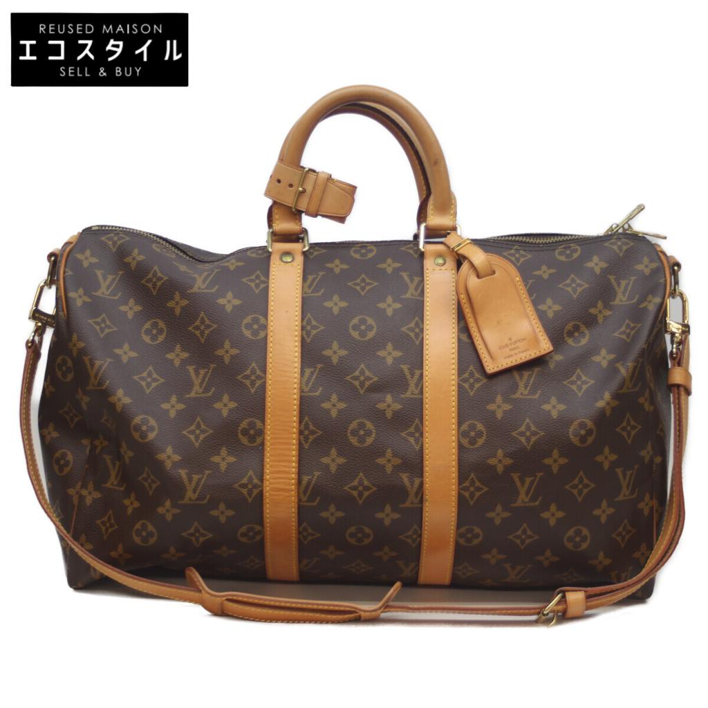 LOUIS VUITTON 92 years M41418 Monogram Keepall Bandolier 45 Boston bag MonogramUsed
