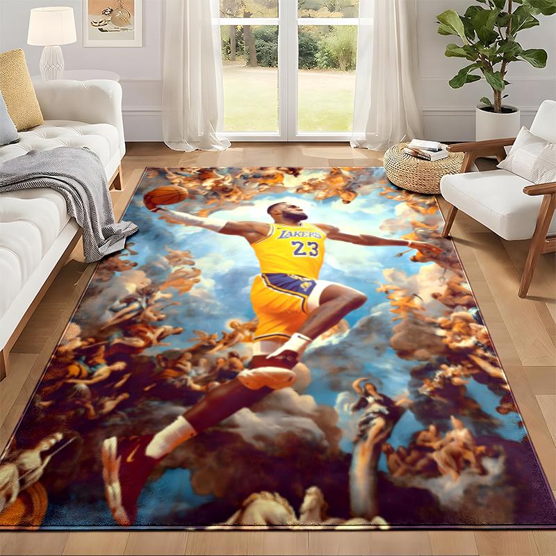 James Carpet Door Mat for Living Room or Bedroom Protective Mat Under Chair Office Decoration Christmas Gift Birthday Present