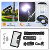 Solar-Powered Outdoor Light, Waterproof, Motion Sensor, Tripod Included, 92 LEDs, Adjustable Angle, 3 Intelligent Modes, Zero Electricity Cost,
